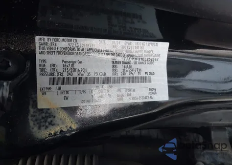 2014 Ford Focus Se z USA, uszkodzony, nr VIN 1FADP3F21EL252519